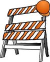 roadblock road sign