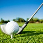 golf ball and club golf ball and club