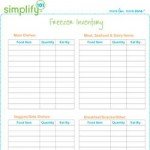 freezer inventory list freezer inventory list