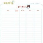holiday gift list holiday gift list