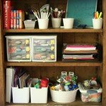 organized homework station organized homework station