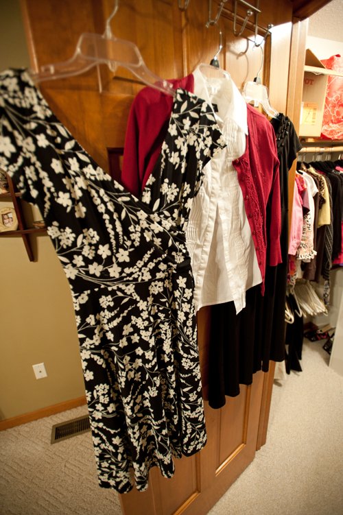 Clothes back of door Clothes back of door