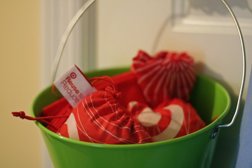 Organize reusable bags Organize reusable bags
