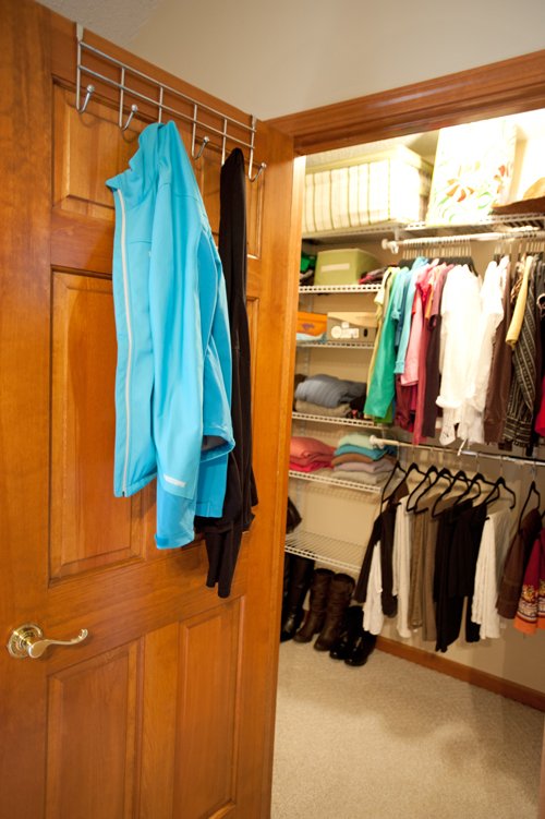 Closet door after