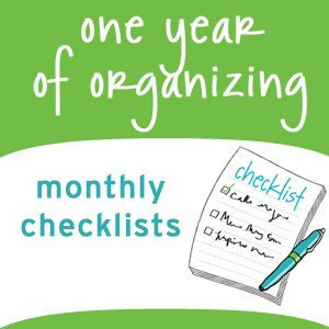 Organizing checklists Organizing checklists