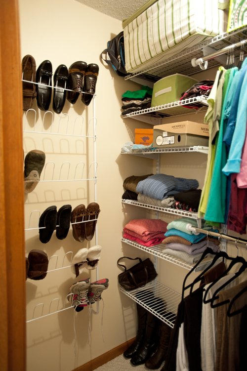 Closet shelves