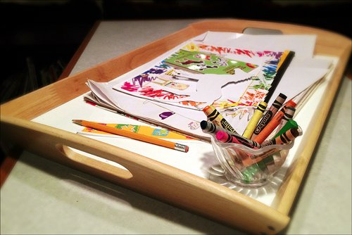 trays to corral kids craft projects trays to corral kids craft projects
