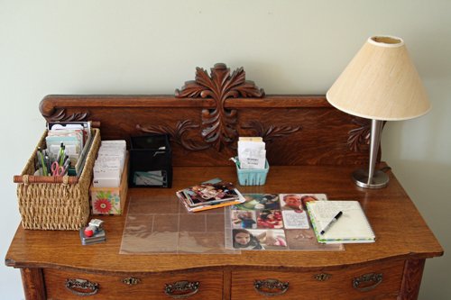 Project Life Organization Family Room Work Area | simplify 101 Project Life Organization Family Room Work Area | simplify 101