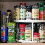 Organize Spices on a Lazy Susan Organize Spices on a Lazy Susan