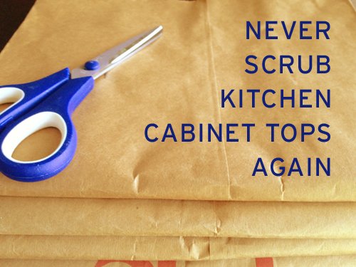 How To Keep Kitchen Cabinet Tops Clean